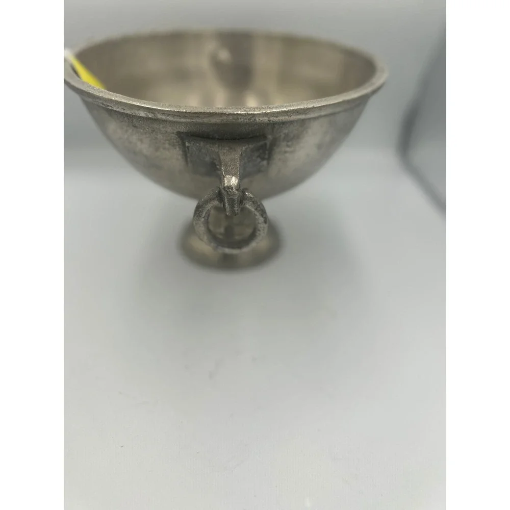 Vintage Champagne Bucket Duc de Lavoie Pedestal Chiller Silver Tone Handle #3